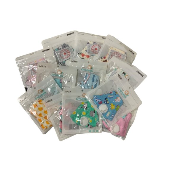 Bundle of 12 Kids Masks - Picture 1 of 3